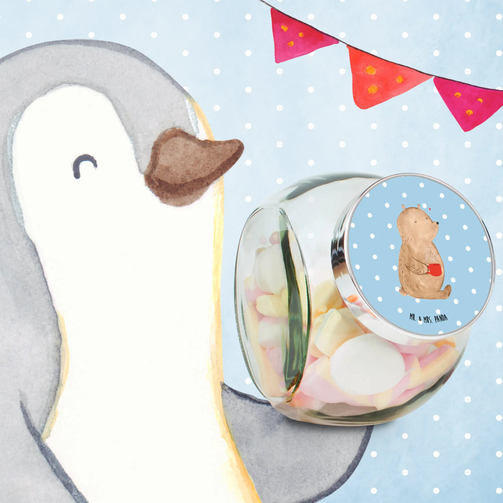 Candy Jar bear Coffee bear, teddy, teddy bear, cuddly toy, coffee, conquer the world, good morning, motivation, bears, morning routine, save the world