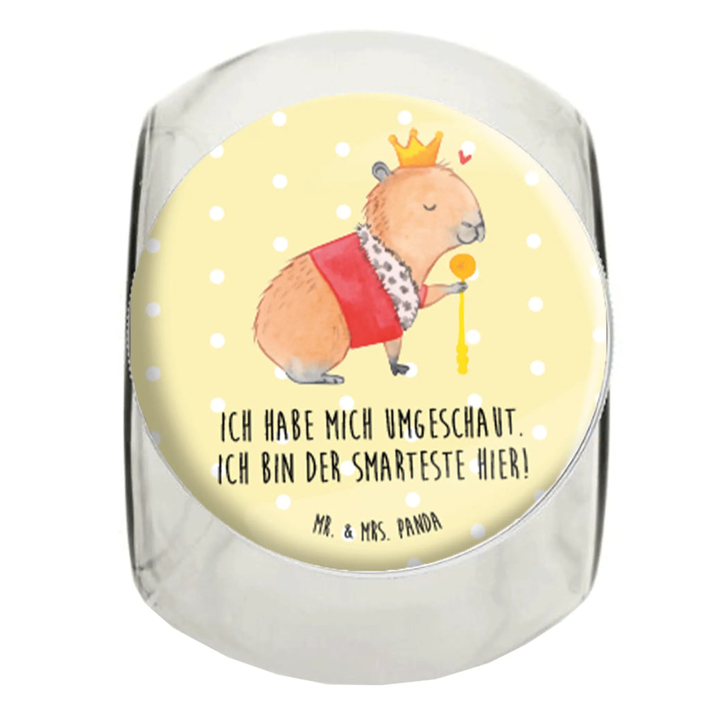 Candy Jar Capybara King small animals, cute, funny, cute animal motives, hand drawn, small world, funny sayings, good mood, happy, gifts, gift ideas, special gifts, animal lover, card