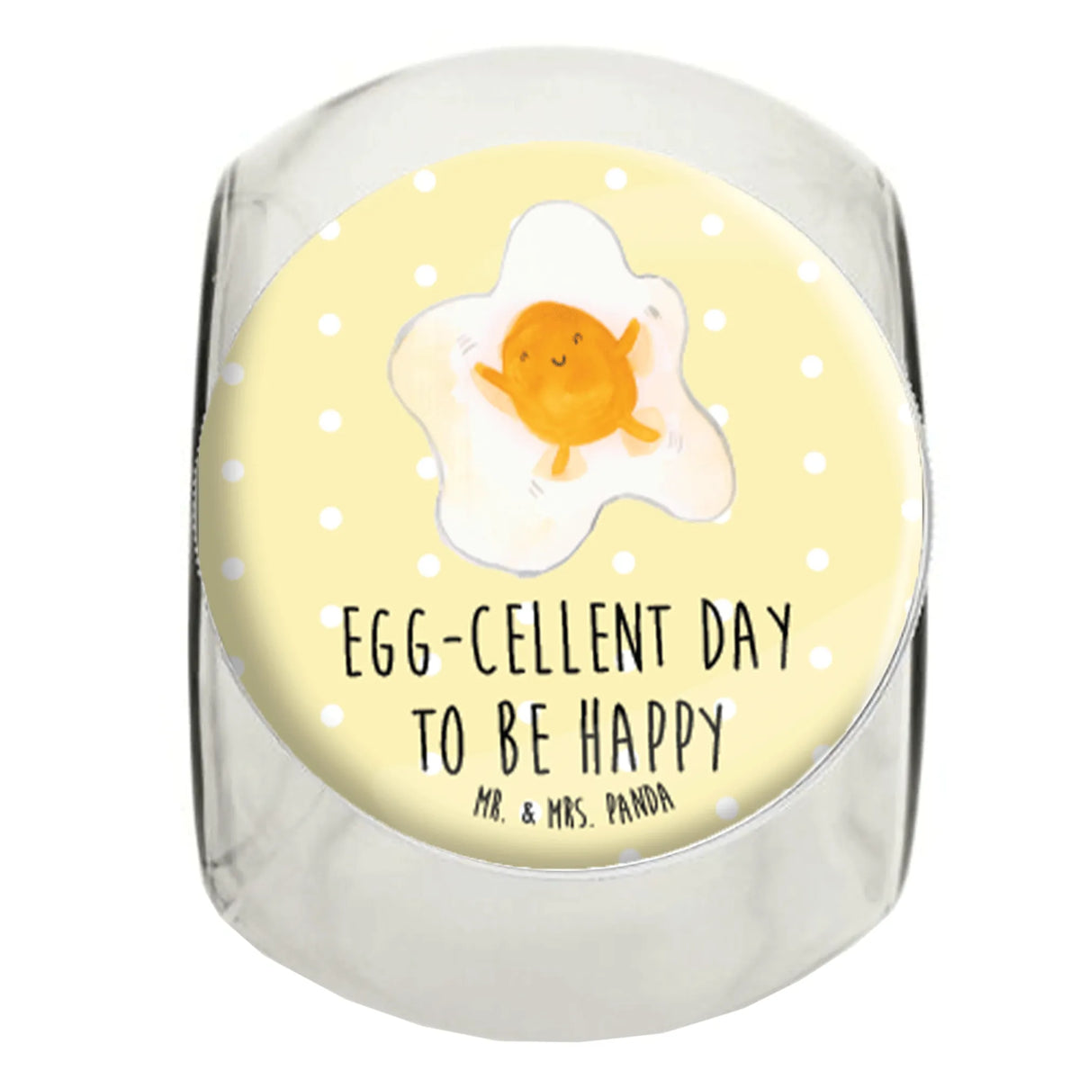 Candy Jar Fried egg egg funny sayings, cute, animal lover, card, small animals, special gifts, gift ideas, hand drawn, gifts, good mood, cute animal motives, fried egg, Egg, day, nice