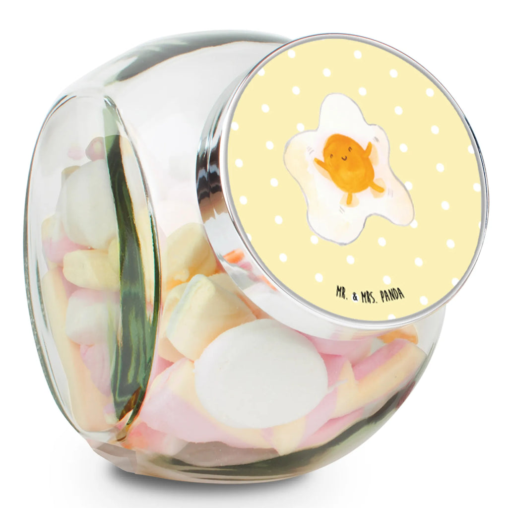 Candy Jar Fried egg egg small animals, cute, funny, cute animal motives, hand drawn, small world, funny sayings, good mood, happy, gifts, gift ideas, special gifts, animal lover, card, love, fried egg, Egg, nice, day