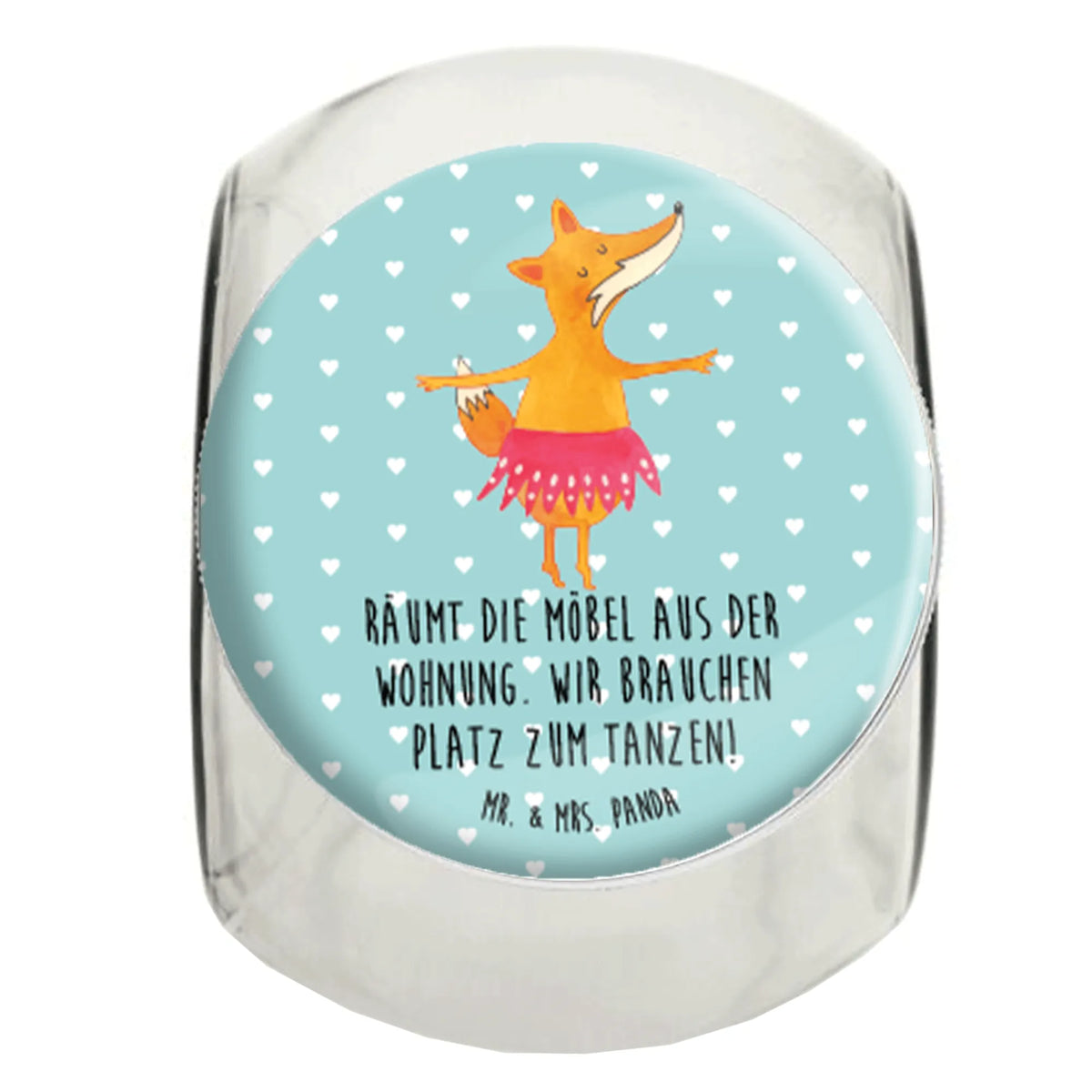 Candy Jar Fox ballerina forest wildlife, clever as a fox, foxes, animal lover, invitation, birthday, dancer, ballet, dancing, fox saying, vixen