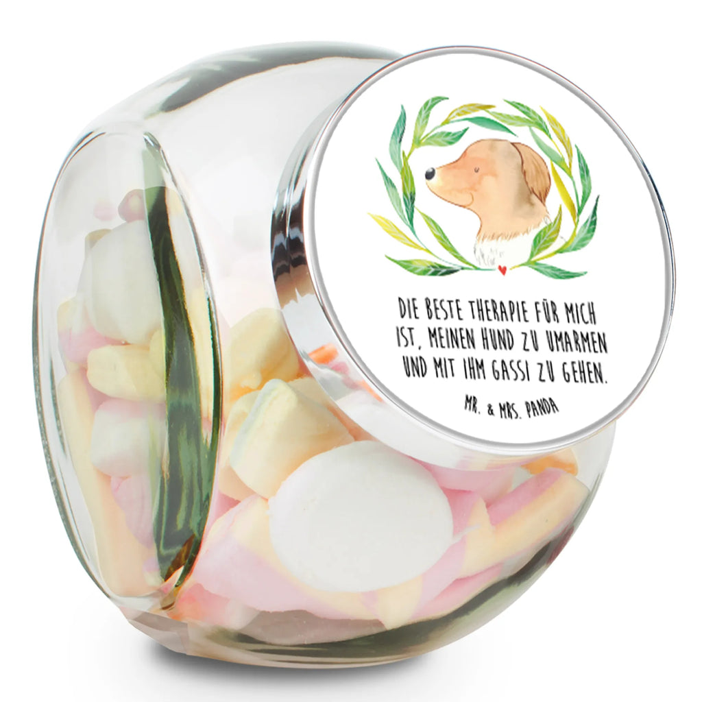 Słoik na cukierki pies kwiaty Pies, motyw psa, zwierzę domowe, rasa psa, miłośnik zwierząt, właściciel psa, powiedzenia