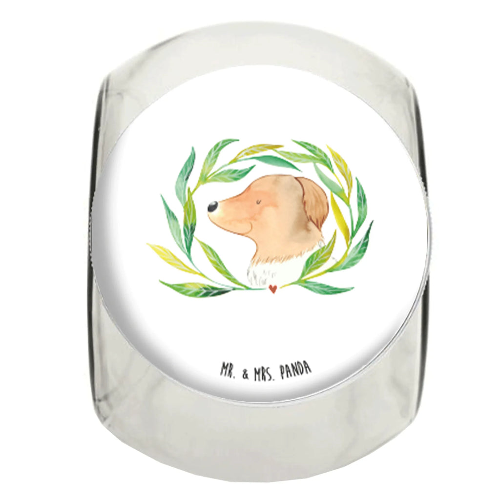 Słoik na cukierki pies kwiaty Pies, motyw psa, zwierzę domowe, rasa psa, miłośnik zwierząt, właściciel psa, powiedzenia