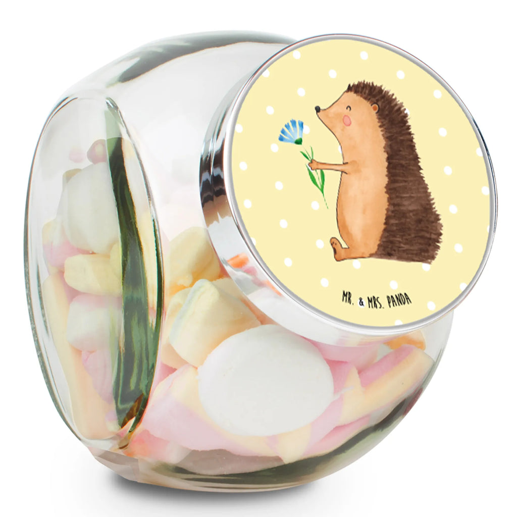 Candy Jar Hedgehog Flower small animals, cute, funny, cute animal motives, hand drawn, small world, funny sayings, good mood, happy, gifts, gift ideas, special gifts, animal lover, card, illness, get well soon, visit, sick, hospital, hedgehog, recovery wishes