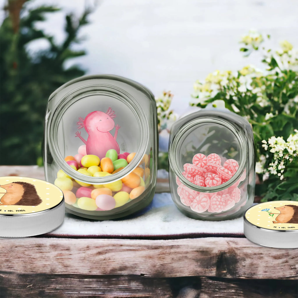 Candy Jar Hedgehog Flower small animals, cute, funny, cute animal motives, hand drawn, small world, funny sayings, good mood, happy, gifts, gift ideas, special gifts, animal lover, card, illness, get well soon, visit, sick, hospital, hedgehog, recovery wishes