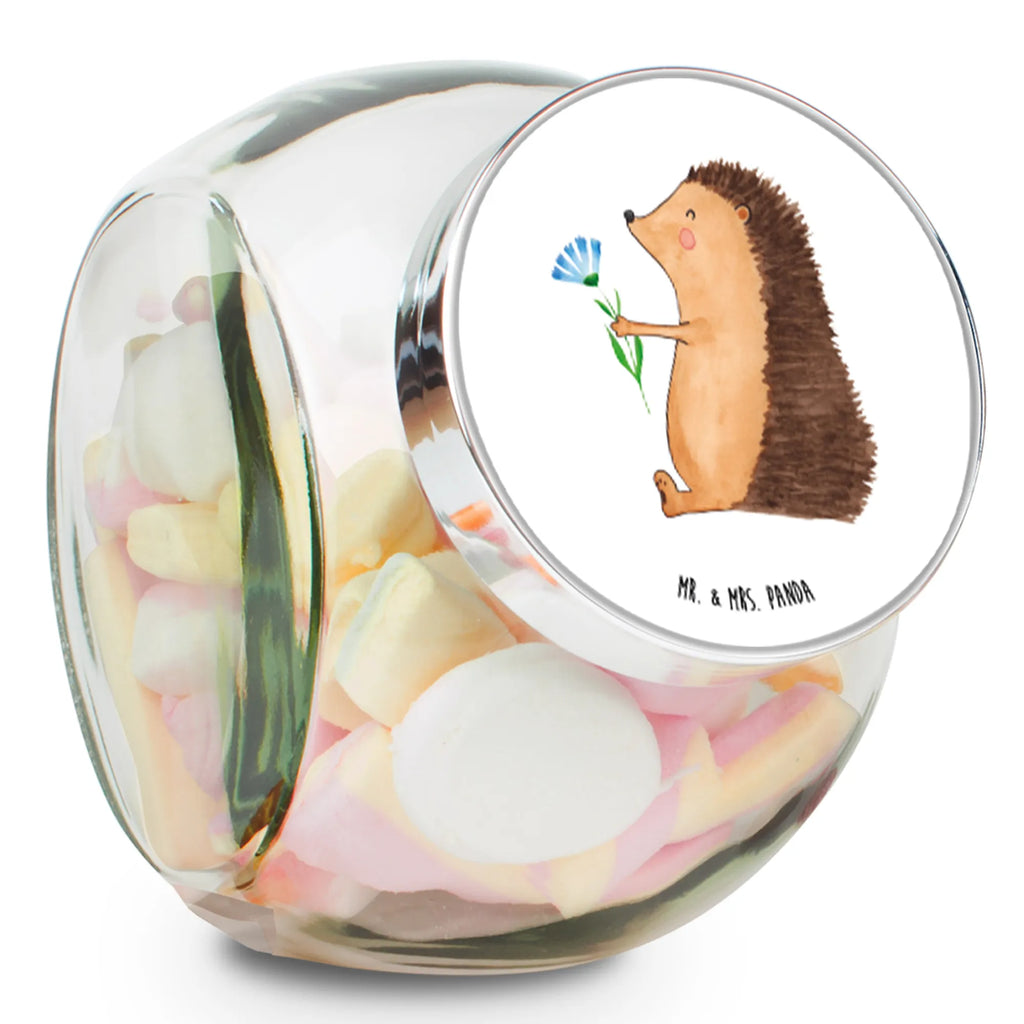 Candy Jar Hedgehog Flower small animals, cute, funny, cute animal motives, hand drawn, small world, funny sayings, good mood, happy, gifts, gift ideas, special gifts, animal lover, card, illness, get well soon, visit, sick, hospital, hedgehog, recovery wishes