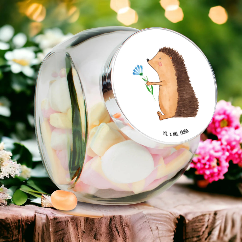 Candy Jar Hedgehog Flower small animals, cute, funny, cute animal motives, hand drawn, small world, funny sayings, good mood, happy, gifts, gift ideas, special gifts, animal lover, card, illness, get well soon, visit, sick, hospital, hedgehog, recovery wishes
