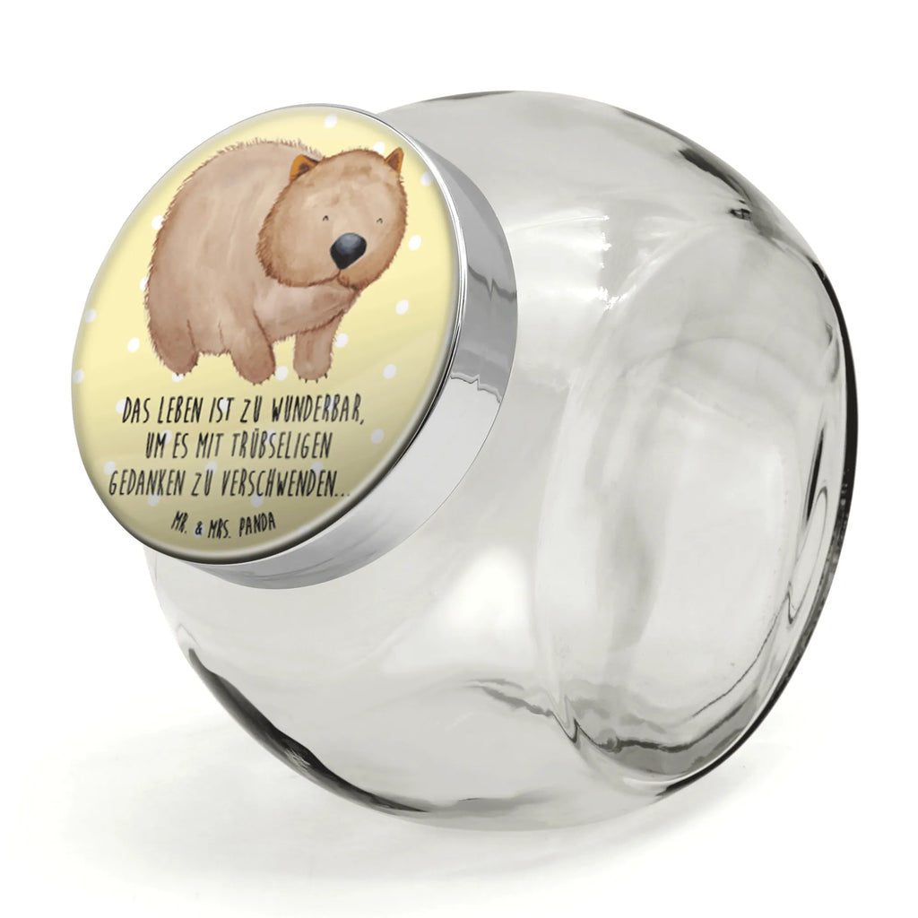 Słoik na cukierki Wombat lebensmittelbehälter glas, glasbehälter, keksdose glas, Vorratsbehälter, glas für kaffee, glas für süßigkeiten, schraubglas, Süßigkeitenglas, glas mit verschluss, glas für müsli, Bonbonglas, Candyglas, Vorratsdose, Naschglas, Vorratsdose Glas, süßigkeitengläser, glas für gewürze, glas für tee, Bonbonbehälter, Bonboniere, gewürzglas, müsliglas, Glasdose, Glas Für Bonbons, aufbewahrungsgläser, aufbewahrungsglas, vorratsgläser, keksglas, Naschdose, Vorratsglas, bonbongläser, aufbewahrungsbehälter, glasdosen, glas mit deckel, mehrzweckglas, Tiere, Tiermotive, Lustige Sprüche, Gute Laune, Das Leben Ist schön, Wombat, Australien, Motivation, Spruch