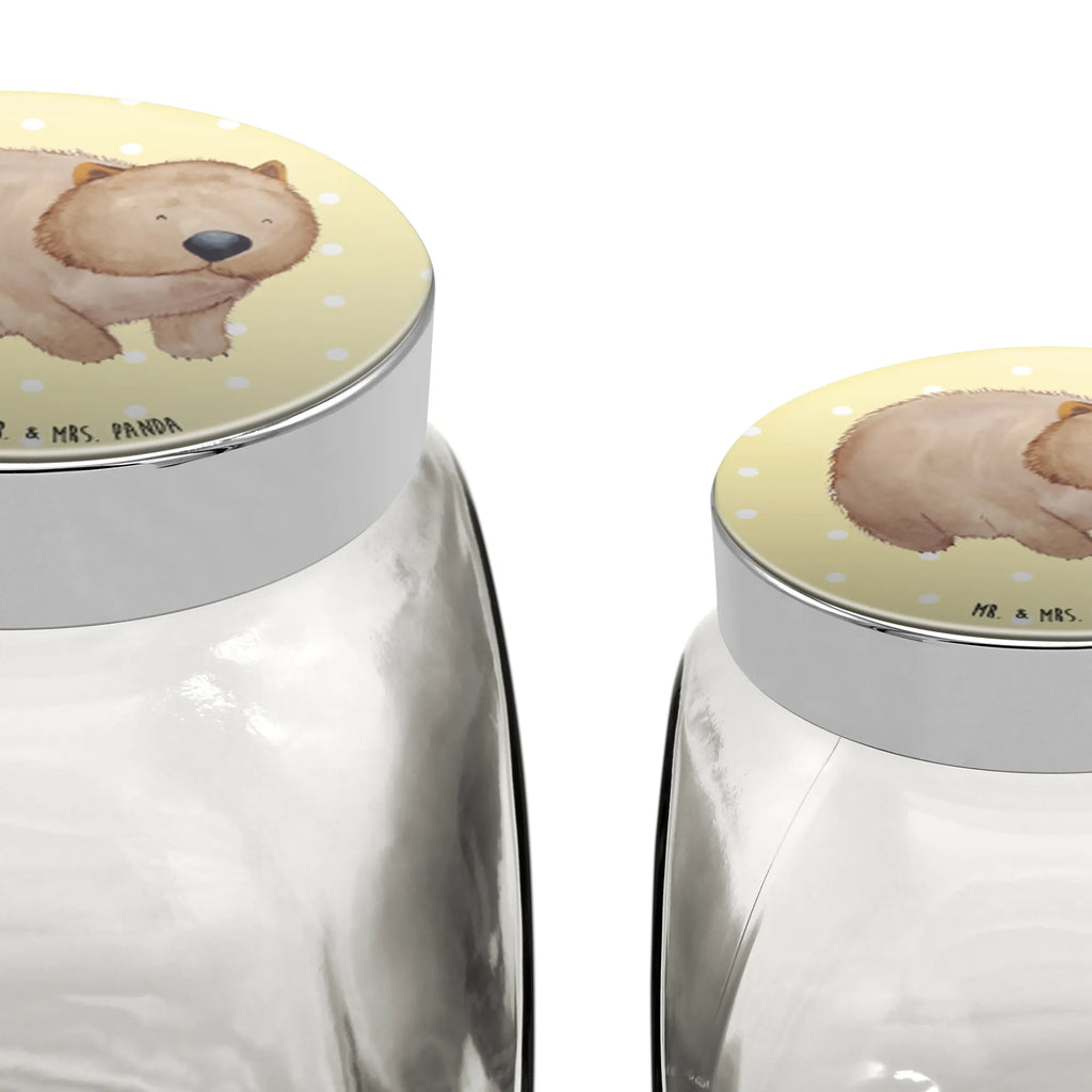 Słoik na cukierki Wombat lebensmittelbehälter glas, glasbehälter, keksdose glas, Vorratsbehälter, glas für kaffee, glas für süßigkeiten, schraubglas, Süßigkeitenglas, glas mit verschluss, glas für müsli, Bonbonglas, Candyglas, Vorratsdose, Naschglas, Vorratsdose Glas, süßigkeitengläser, glas für gewürze, glas für tee, Bonbonbehälter, Bonboniere, gewürzglas, müsliglas, Glasdose, Glas Für Bonbons, aufbewahrungsgläser, aufbewahrungsglas, vorratsgläser, keksglas, Naschdose, Vorratsglas, bonbongläser, aufbewahrungsbehälter, glasdosen, glas mit deckel, mehrzweckglas, Tiere, Tiermotive, Lustige Sprüche, Gute Laune, Das Leben Ist schön, Wombat, Australien, Motivation, Spruch