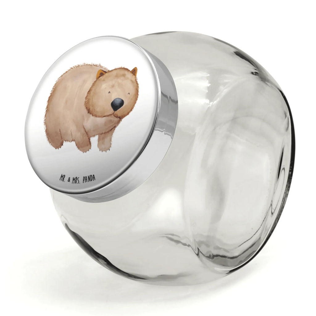 Słoik na cukierki Wombat lebensmittelbehälter glas, glasbehälter, keksdose glas, Vorratsbehälter, glas für kaffee, glas für süßigkeiten, schraubglas, Süßigkeitenglas, glas mit verschluss, glas für müsli, Bonbonglas, Candyglas, Vorratsdose, Naschglas, Vorratsdose Glas, süßigkeitengläser, glas für gewürze, glas für tee, Bonbonbehälter, Bonboniere, gewürzglas, müsliglas, Glasdose, Glas Für Bonbons, aufbewahrungsgläser, aufbewahrungsglas, vorratsgläser, keksglas, Naschdose, Vorratsglas, bonbongläser, aufbewahrungsbehälter, glasdosen, glas mit deckel, mehrzweckglas, Tiere, Tiermotive, Lustige Sprüche, Gute Laune, Das Leben Ist schön, Wombat, Australien, Motivation, Spruch