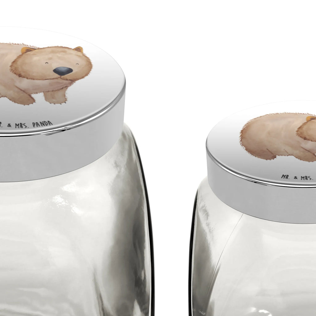 Słoik na cukierki Wombat lebensmittelbehälter glas, glasbehälter, keksdose glas, Vorratsbehälter, glas für kaffee, glas für süßigkeiten, schraubglas, Süßigkeitenglas, glas mit verschluss, glas für müsli, Bonbonglas, Candyglas, Vorratsdose, Naschglas, Vorratsdose Glas, süßigkeitengläser, glas für gewürze, glas für tee, Bonbonbehälter, Bonboniere, gewürzglas, müsliglas, Glasdose, Glas Für Bonbons, aufbewahrungsgläser, aufbewahrungsglas, vorratsgläser, keksglas, Naschdose, Vorratsglas, bonbongläser, aufbewahrungsbehälter, glasdosen, glas mit deckel, mehrzweckglas, Tiere, Tiermotive, Lustige Sprüche, Gute Laune, Das Leben Ist schön, Wombat, Australien, Motivation, Spruch