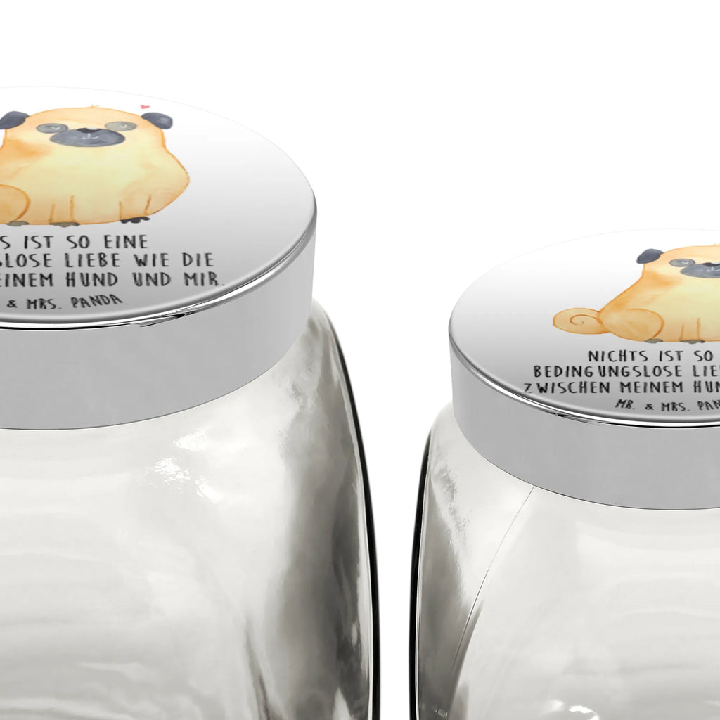 Słoik na cukierki Mops Pies, motyw psa, zwierzę domowe, rasa psa, miłośnik zwierząt, właściciel psa, powiedzenia