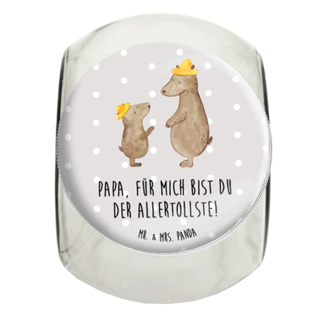 Candy Jar Bears with hats Mother's Day, Father's Day, favourite person, son, role model, sons, children, father's day, child, father, father-son