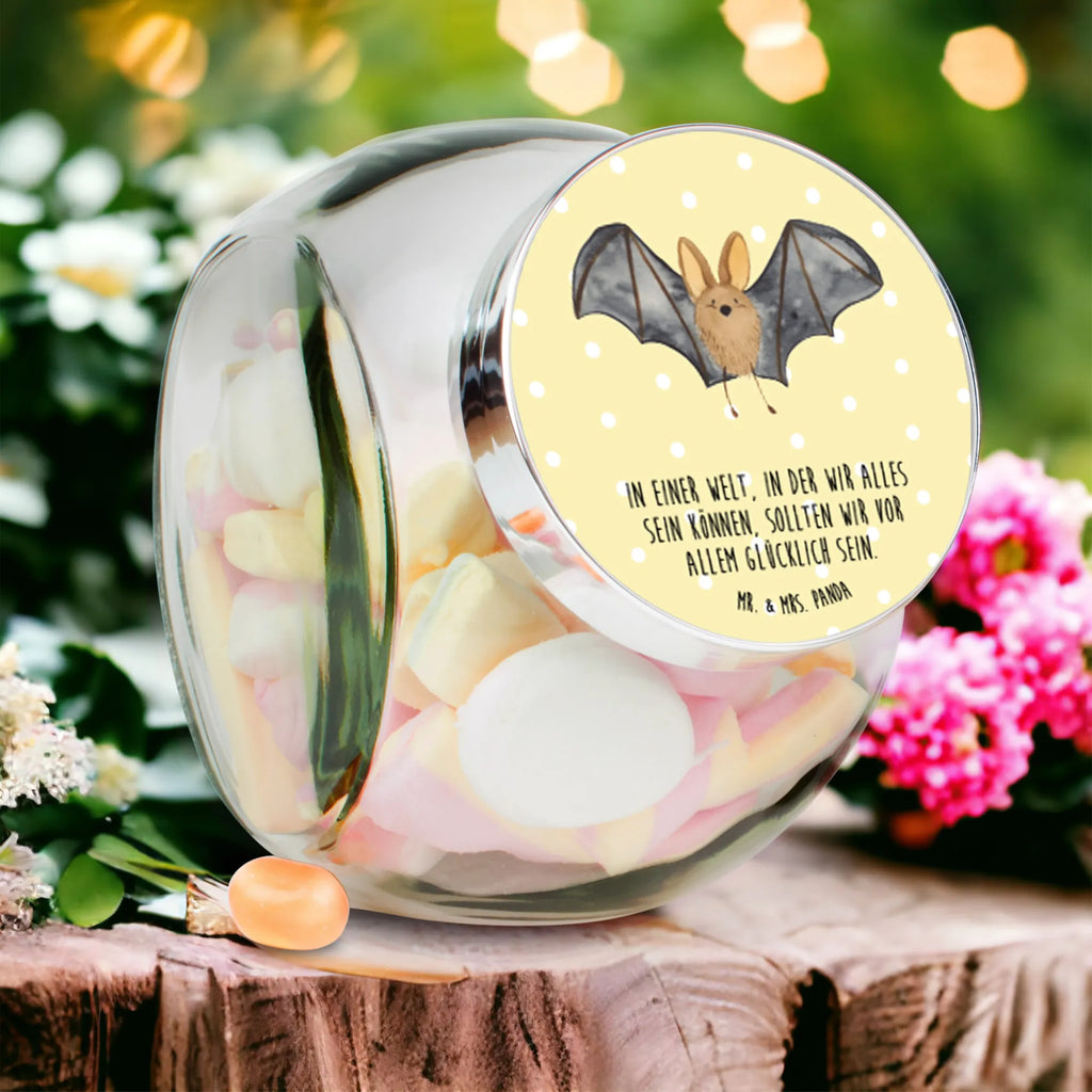 Candy Jar bat wing small animals, cute, funny, cute animal motives, hand drawn, small world, funny sayings, good mood, happy, gifts, gift ideas, special gifts, animal lover, card