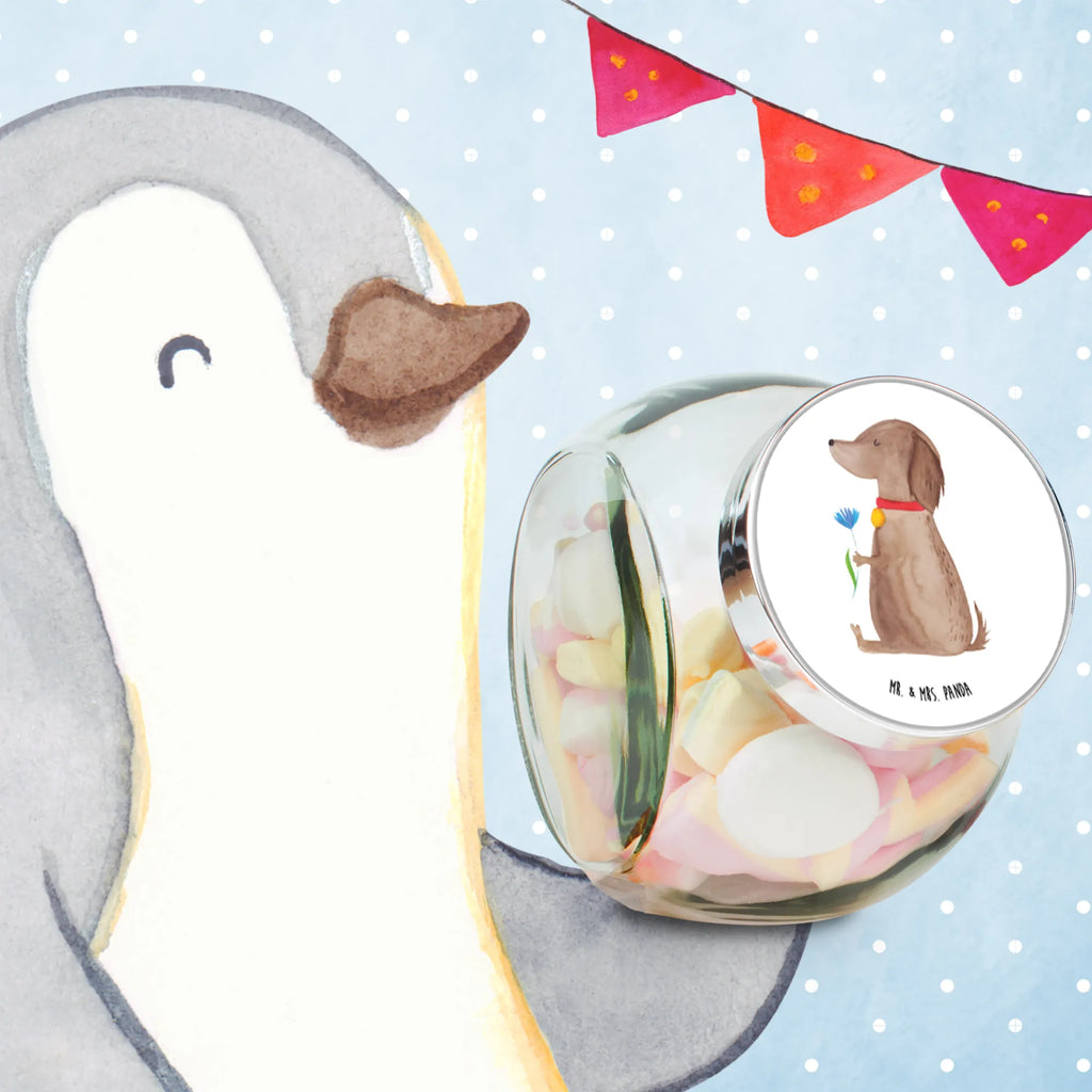 Słoik na cukierki pies kwiat Pies, motyw psa, zwierzę domowe, rasa psa, miłośnik zwierząt, właściciel psa, powiedzenia