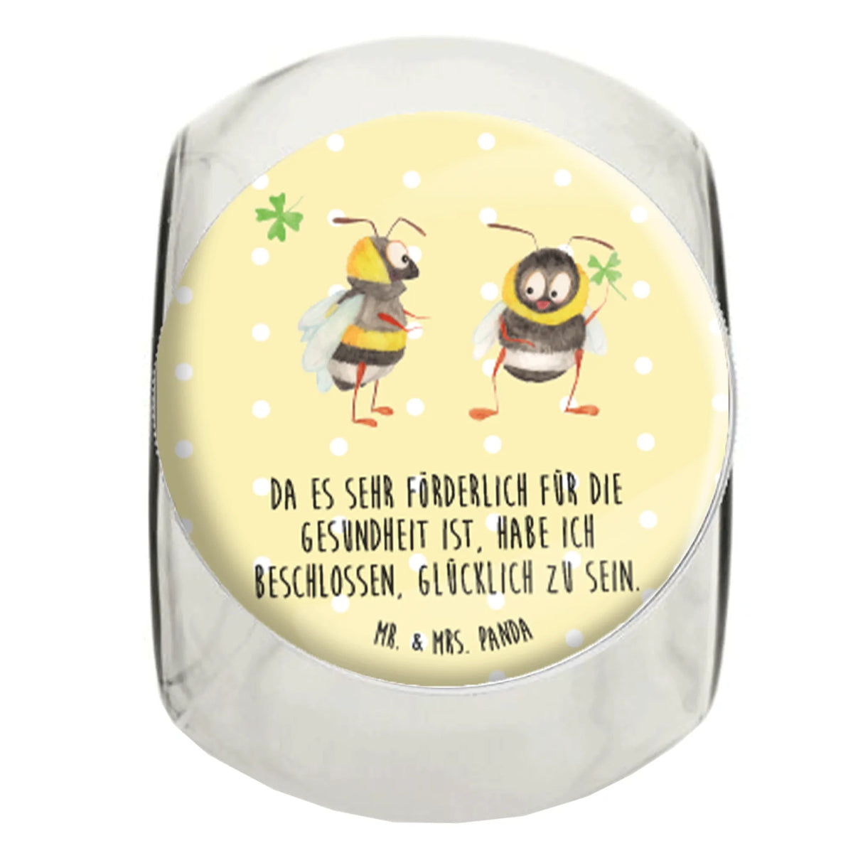 Candy Jar bumblebees shamrock small animals, cute, funny, cute animal motives, hand drawn, small world, funny sayings, good mood, happy, gifts, gift ideas, special gifts, animal lover, card, saying beautiful, bumblebee, bee, bee decoration, saying positive, become happy, saying happy, be happy