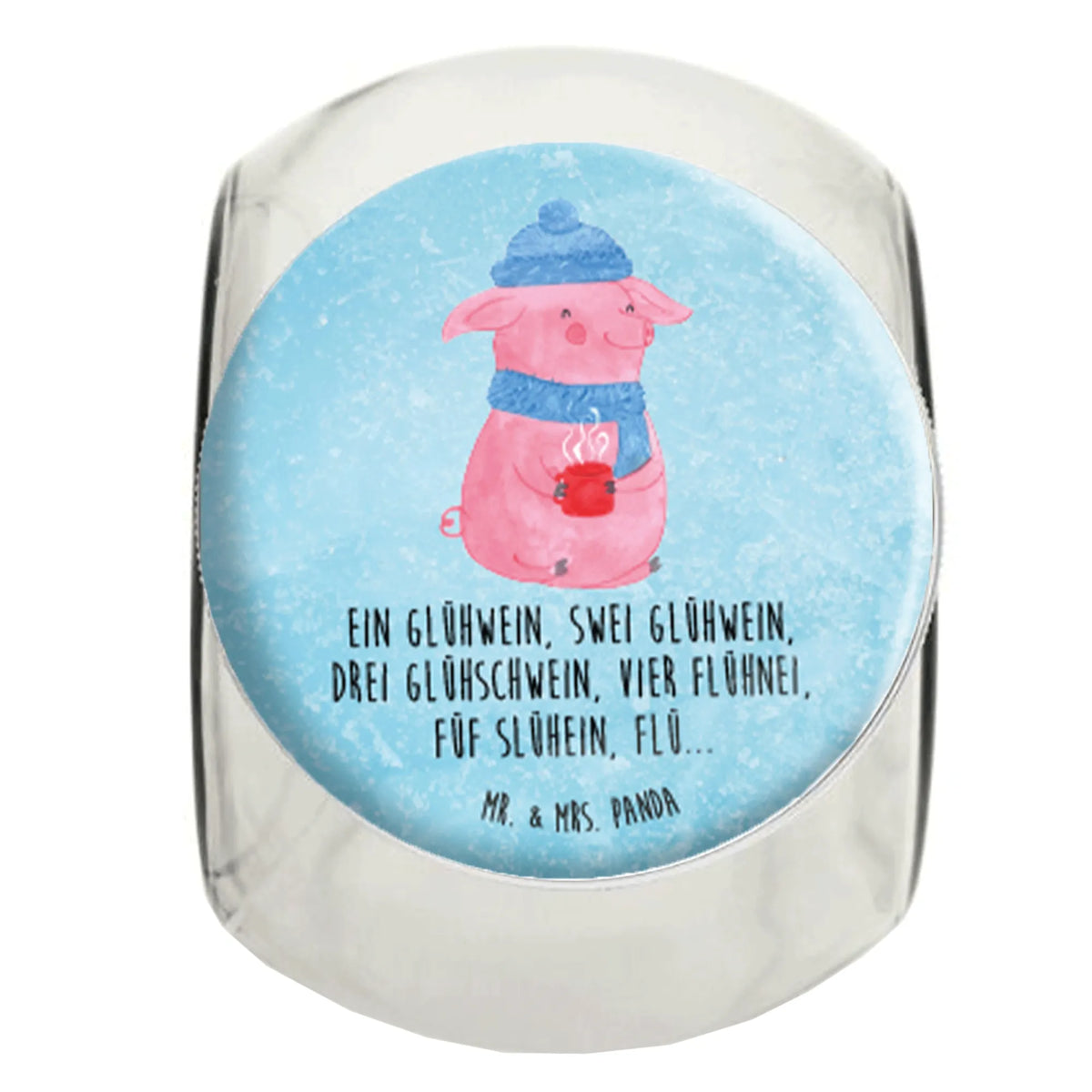 Bonbonglas Schweinchen Glühwein Kaffeedose, Teedose, Süßigkeitenglas, Lebensmittelbehälter, Naschglas, mehrzweckglas, Aufbewahrungsdose, gewürzglas, lebensmittelbehälter glas, Naschdose, Bonbonglas, Vorratsbehälter, Vorratsglas, Bonboniere, Süßigkeiten Glas, Frischhaltedose, Bonbonbehälter, keksdose glas, keksglas, Candyglas, Dekoglas, Vorratsdose, küchenglas, schraubglas, aufbewahrungsglas, Glasdose, glasbehälter, Vorratsdose Glas, Müsli Glas, Heiligabend, Winter, Advent, Weihnachten, Nikolaus, Weihnachtsdeko, Wintermotiv, Glühwein, Spruch, Weihnachtsmarkt, Betrunken