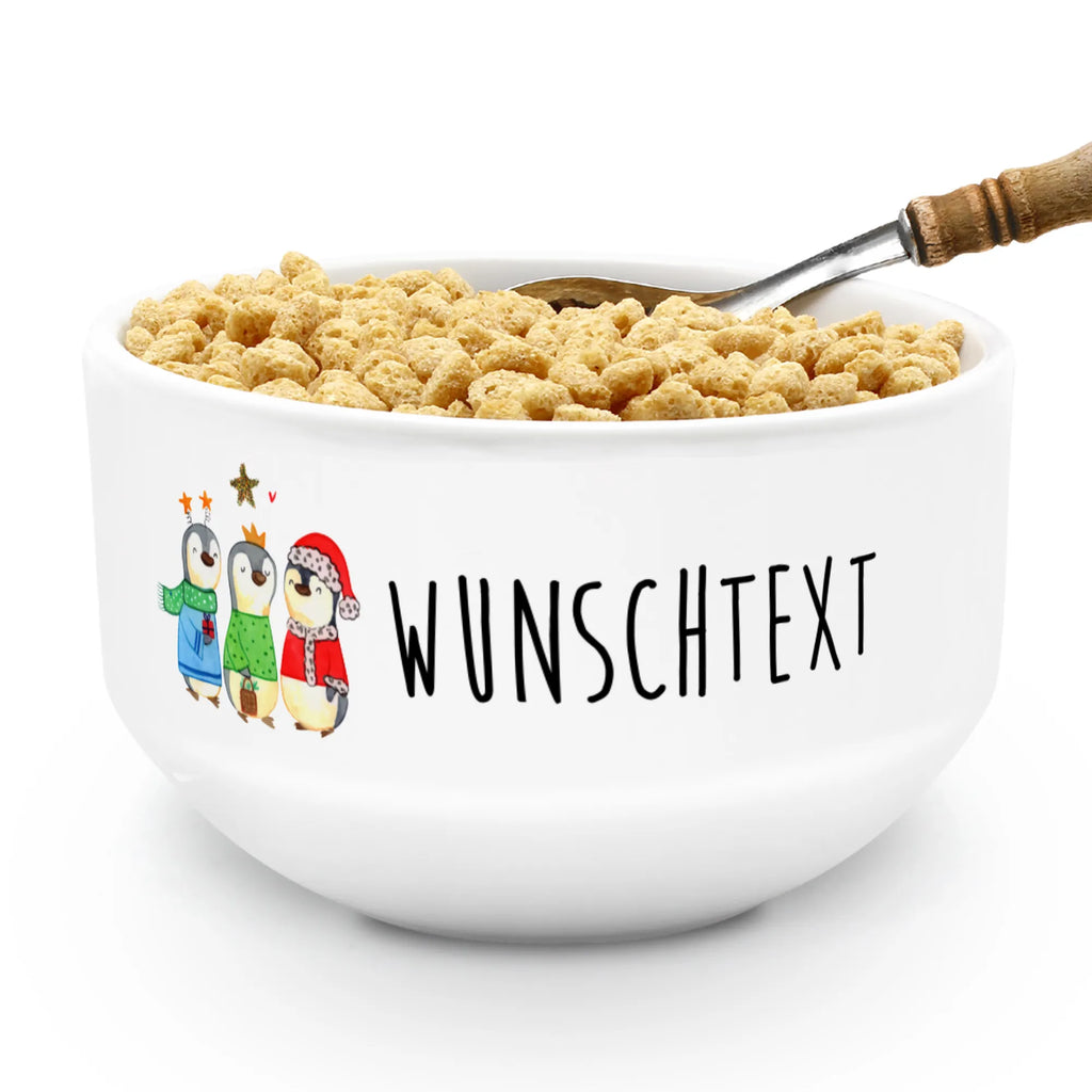 Personalized Muesli Bowl wintertime Holy Three Kings dessert bowl, fruit bowl, porcelain bowl, ceramic bowl, bowl, salad bowl, muesli bowl, soup bowl, snack bowl, personalized cereal bowl, breakfast bowl, Winter, Christmas, Christmas time, snow, Santa Claus, Epiphany, Christmas present, Christmas days, Christmas Eve