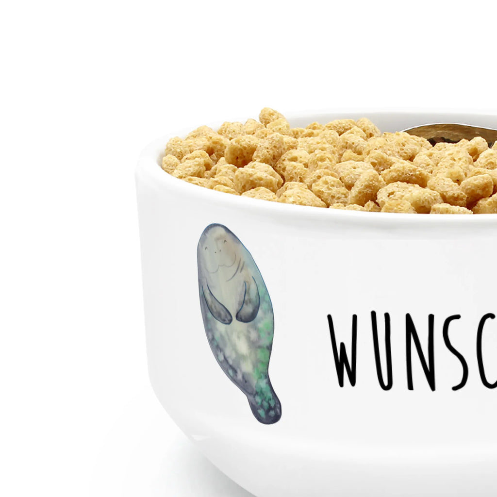 Personalizowana miska na musli morska krowa Szczęśliwy Zwierzeta morskie, Morze, Wakacje