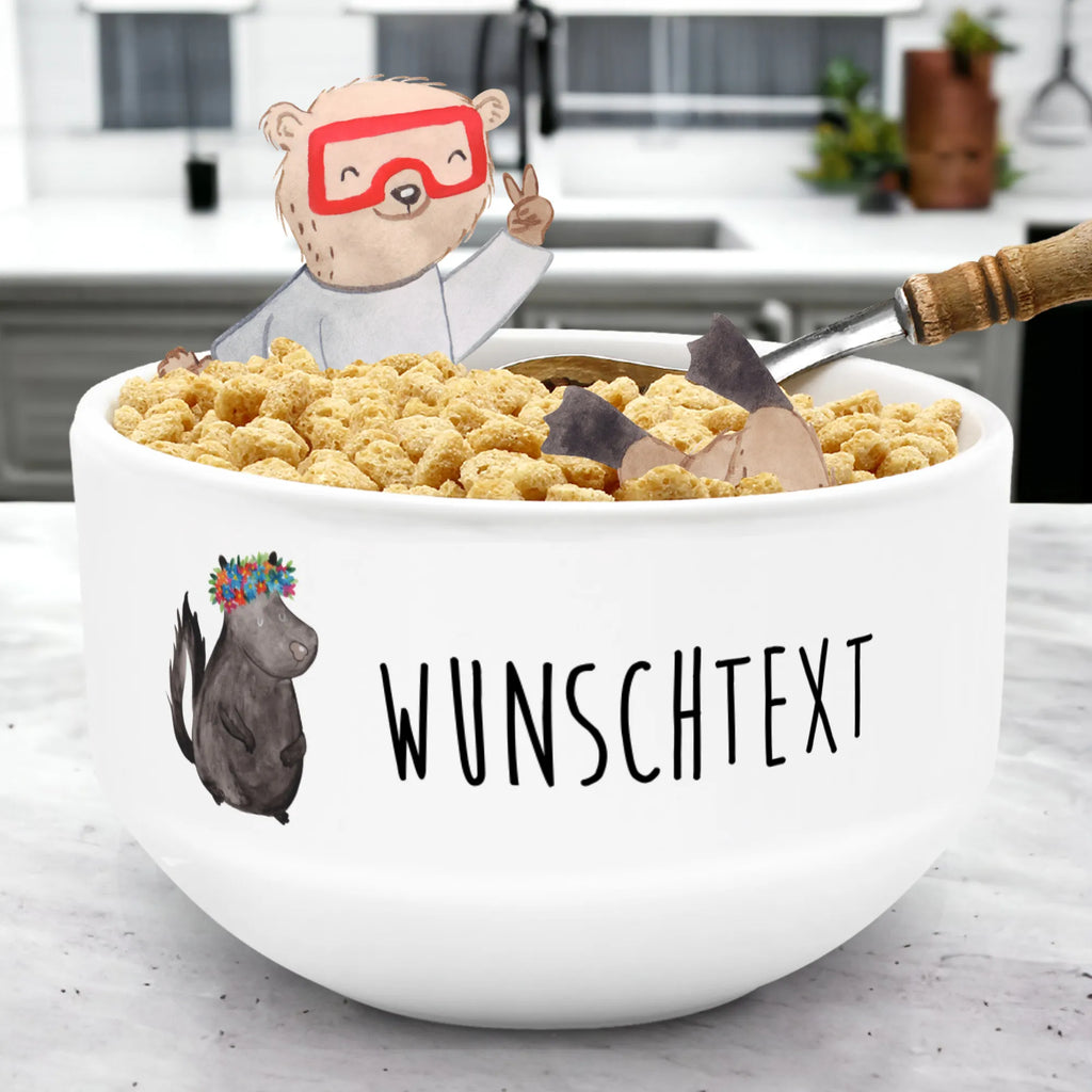 Personalisierte Müslischale Stinktier Blumenmaedchen Müs­lischale mit Name, Müs­lischale Namen, Müs­lischale mit Namen, Müslischüssel, Müs­lischale Personalisiert, Schüssel Personalisieren, Früstücksschüssel, Große Müs­lischale mit Namen, Personalisierte Schale, Müs­lischale mit Text, Personalisierte Müs­lischale, Suppenschüssel, Bedruckte Müs­lischale, Schale Personalisieren, Müs­lischale Spruch, Müslischale, Müs­lischale Geschenk, Müs­lischale Name, Personalisierte Schüsseln, Stinktier, Skunk, Stinki, Raubtier, Yoga, Namaste, Wildtier, Stinker