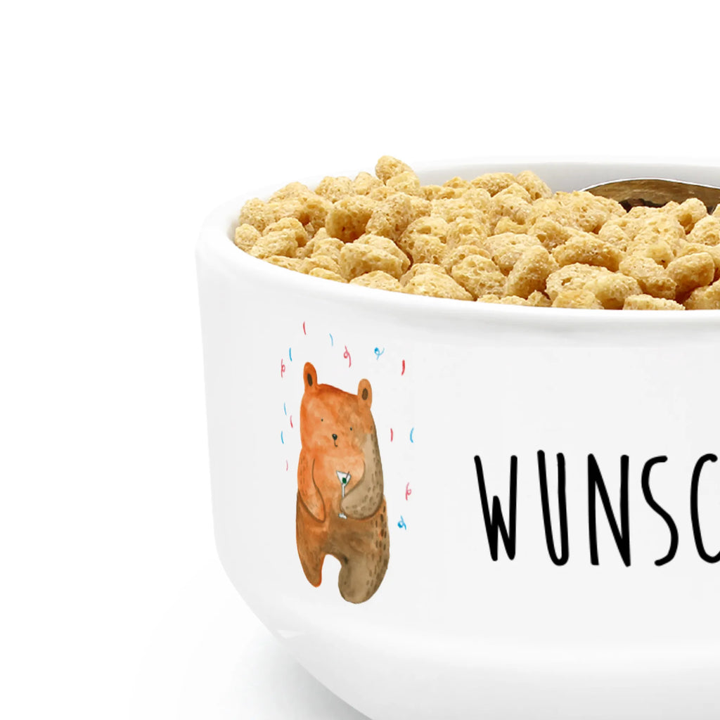 Personalizowana miska na musli Niedźwiedź Impreza Niedźwiedź, Miś, Pluszowy miś
