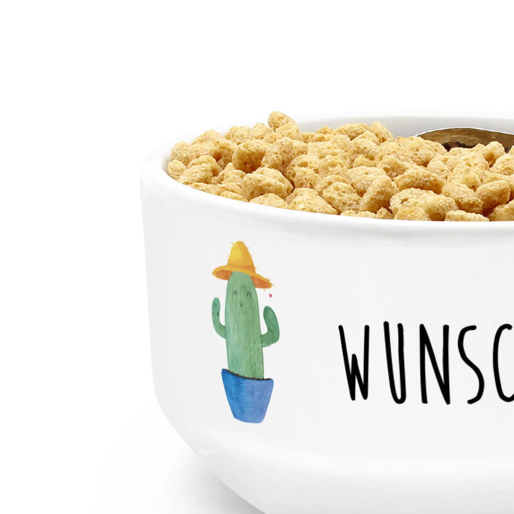 Personalized Muesli Bowl cactus cap personalized cereal bowl, ceramic bowl, muesli bowl, soup bowl, porcelain bowl, bowl, fruit bowl, dessert bowl, breakfast bowl, snack bowl, salad bowl, cactus, cactuses, plants, cactus plant, small green cactus, globetrotter, cactus love, slogan, world trip, gift idea, travel diary, travel, motivation, city trip