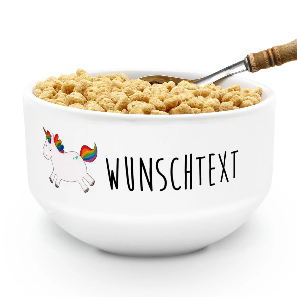 Personalized Muesli Bowl unicorn happy porcelain bowl, dessert bowl, fruit bowl, personalized cereal bowl, salad bowl, bowl, soup bowl, breakfast bowl, muesli bowl, snack bowl, ceramic bowl, unicorn, unicorns, joy, joy of life, funny, happy, cheerful, fun