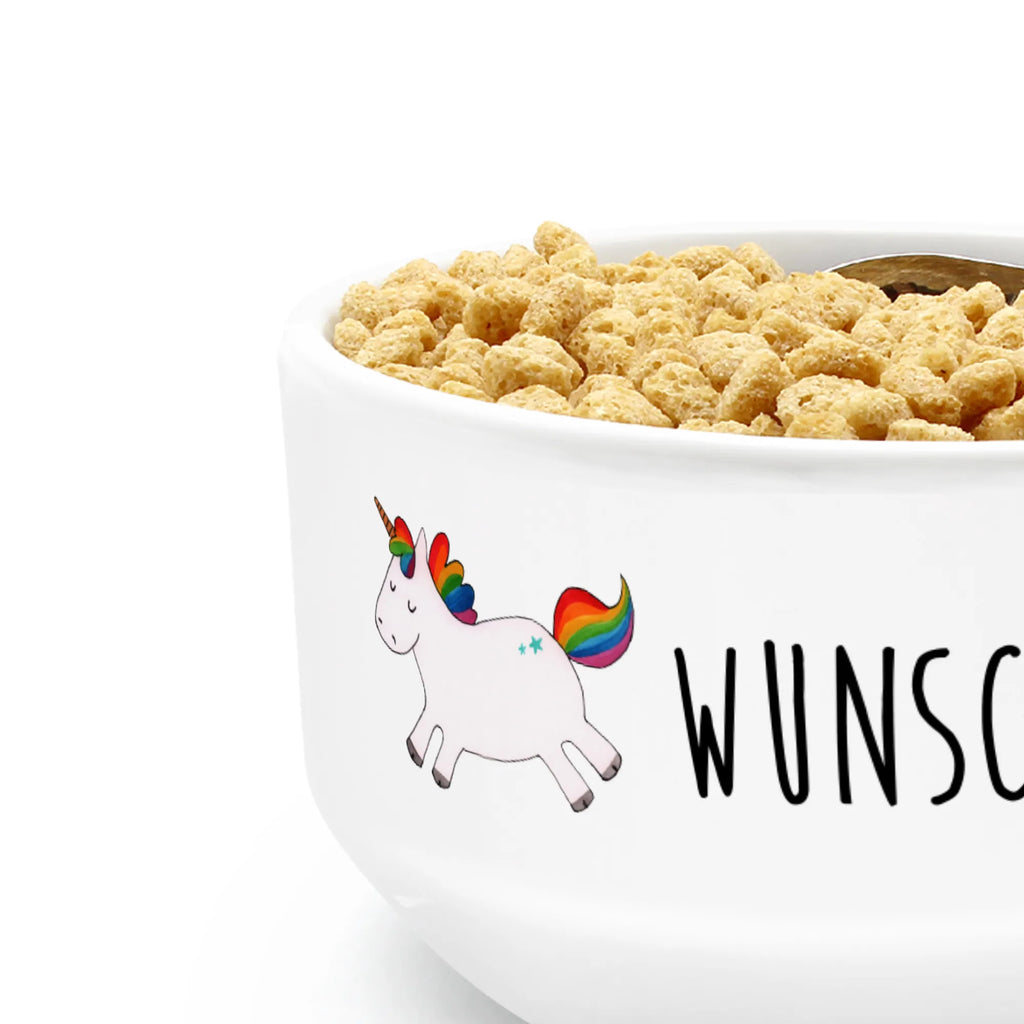 Personalized Muesli Bowl unicorn happy porcelain bowl, dessert bowl, fruit bowl, personalized cereal bowl, salad bowl, bowl, soup bowl, breakfast bowl, muesli bowl, snack bowl, ceramic bowl, unicorn, unicorns, joy, joy of life, funny, happy, cheerful, fun
