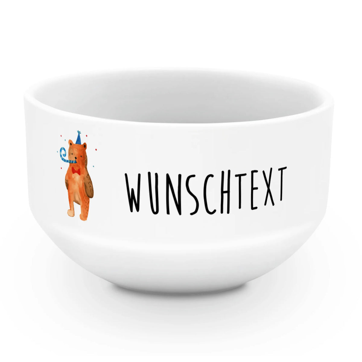 Personalizowana miska na musli Niedźwiedź urodziny Niedźwiedź, Miś, Pluszowy miś