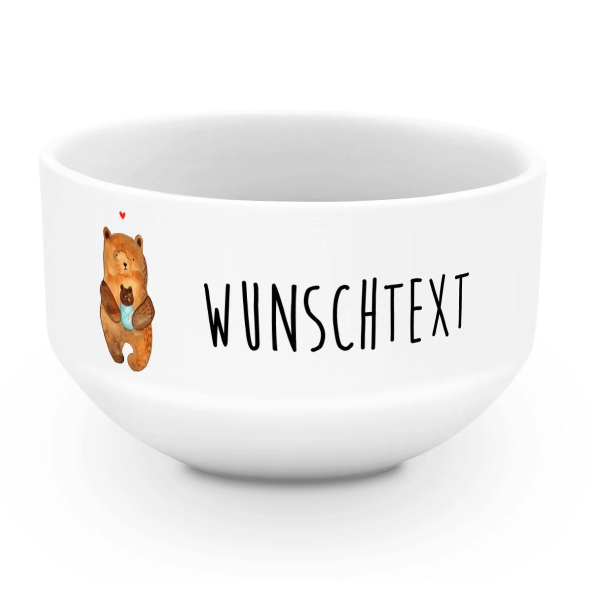 Personalizowana miska na musli Niedźwiedź Niemowlę Niedźwiedź, Miś, Pluszowy miś