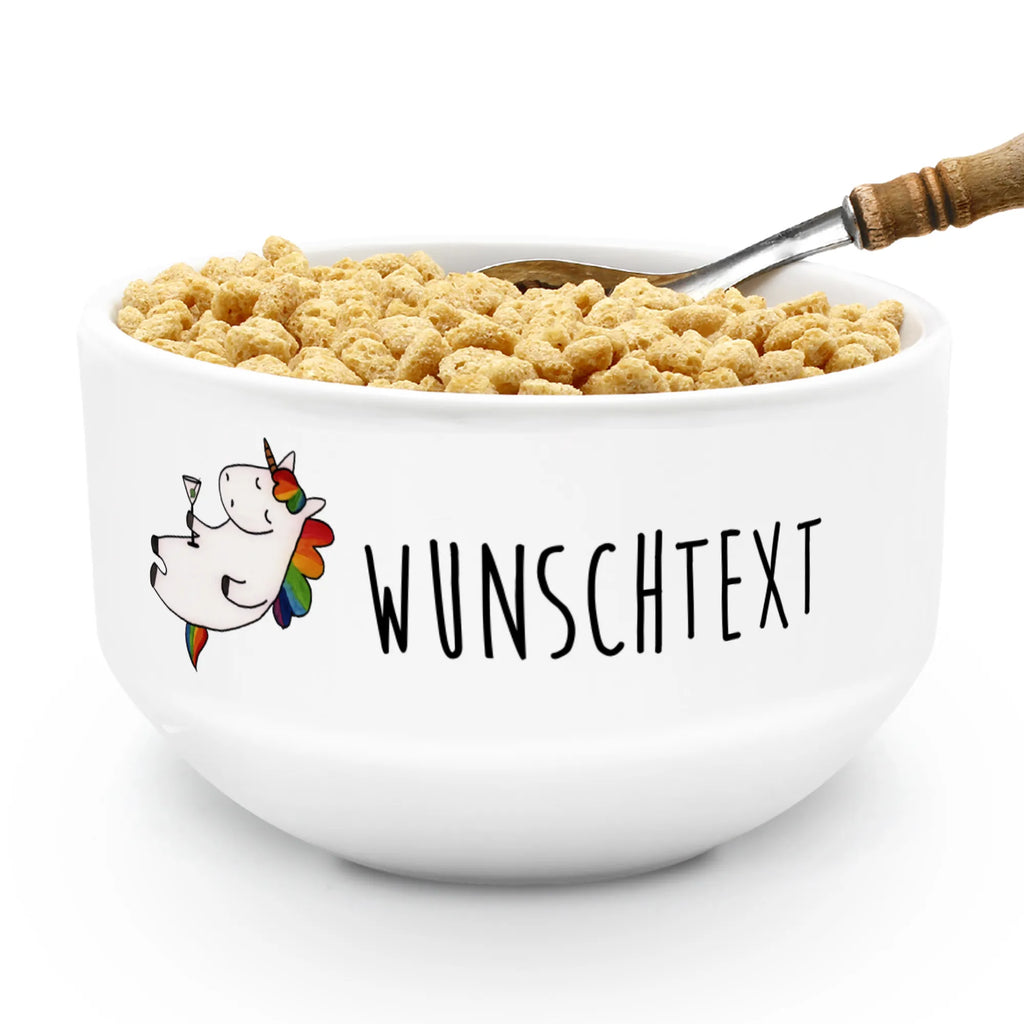 Personalized Muesli Bowl unicorn cocktail fruit bowl, ceramic bowl, dessert bowl, snack bowl, breakfast bowl, muesli bowl, bowl, personalized cereal bowl, salad bowl, soup bowl, porcelain bowl, unicorn, unicorns, rum, caipirinha, girlfriend gift, fun, party, celebrating, birthday, champagne, girlfriend present
