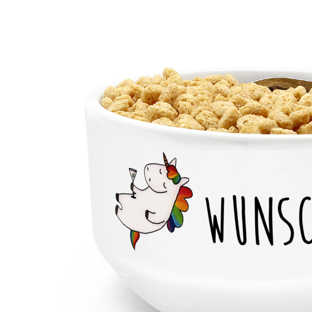 Personalized Muesli Bowl unicorn cocktail fruit bowl, ceramic bowl, dessert bowl, snack bowl, breakfast bowl, muesli bowl, bowl, personalized cereal bowl, salad bowl, soup bowl, porcelain bowl, unicorn, unicorns, rum, caipirinha, girlfriend gift, fun, party, celebrating, birthday, champagne, girlfriend present