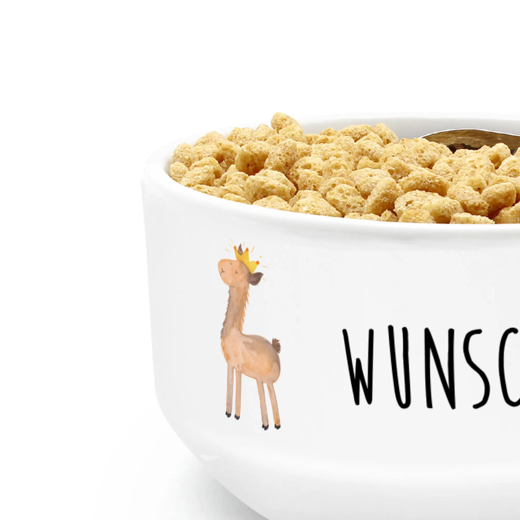 Personalized Muesli Bowl lama king bowl, salad bowl, snack bowl, personalized cereal bowl, dessert bowl, porcelain bowl, ceramic bowl, muesli bowl, breakfast bowl, fruit bowl, soup bowl, Llama, llama, alpaca, trendy animal, office colleague, girlfriend, high school graduation, lamas, lama, dad, supervisor, mum, king, queen, boss, colleague