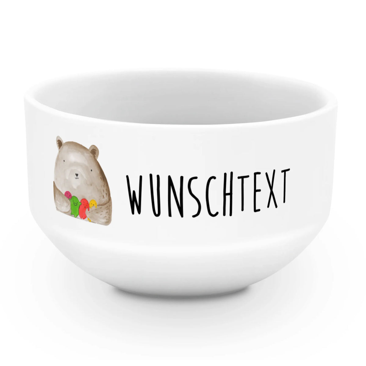 Personalizowana miska na musli niedźwiedź uczucie Niedźwiedź, Miś, Pluszowy miś