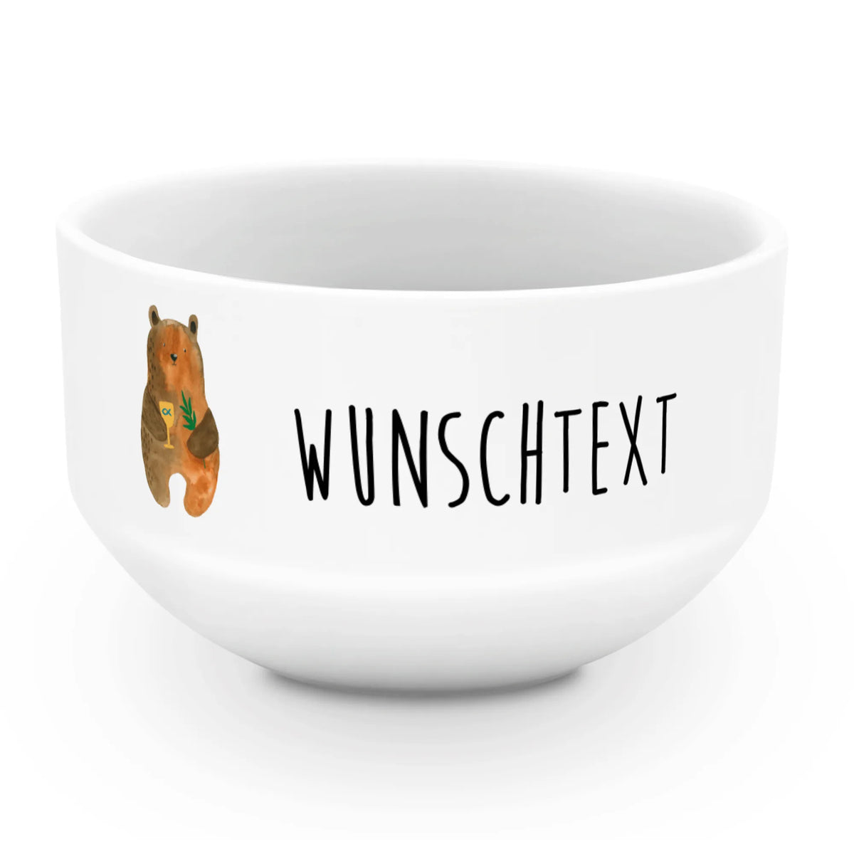 Personalizowana miska na musli niedźwiedź Bierzmowanie Niedźwiedź, Miś, Pluszowy miś