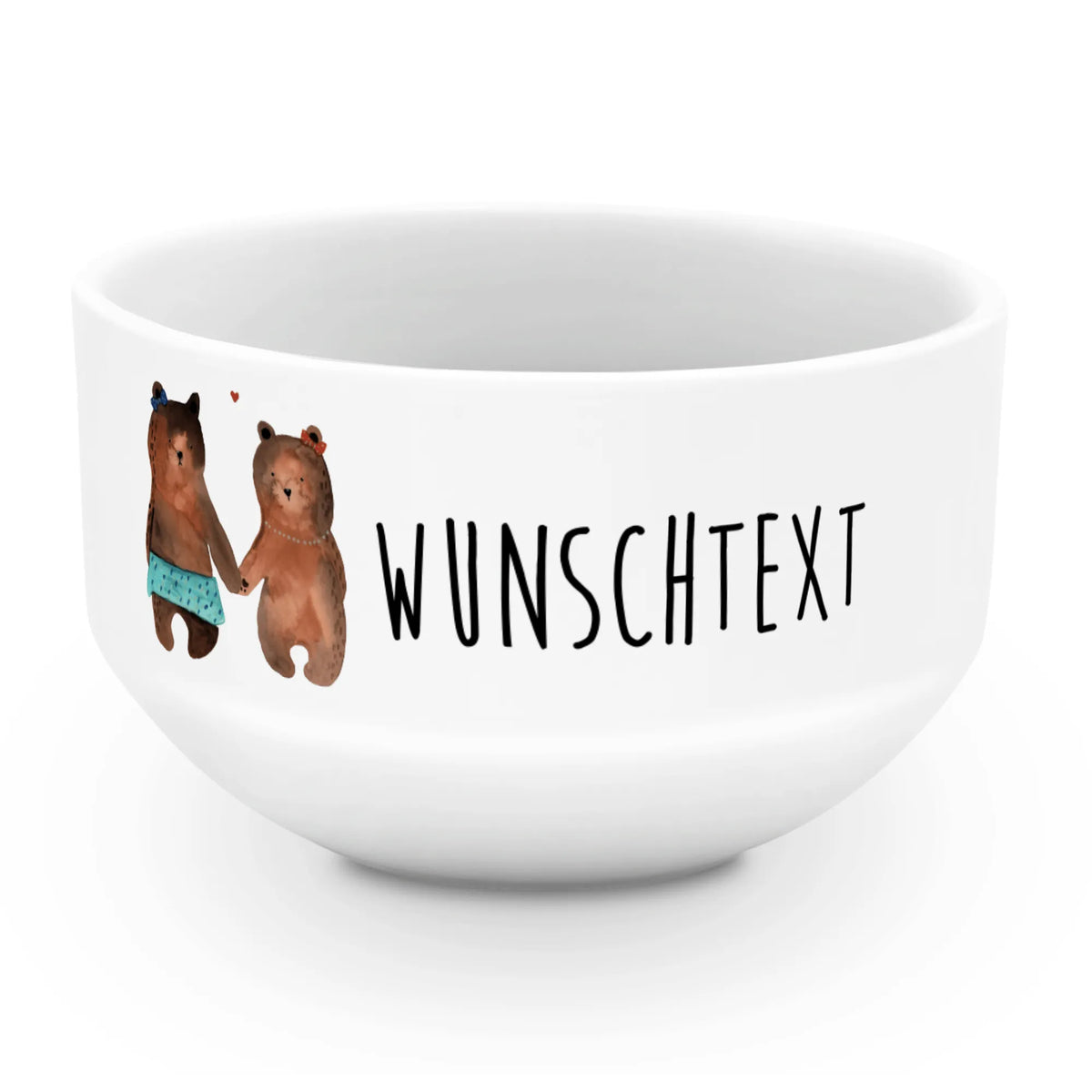 Personalizowana miska na musli Niedźwiedź przyjaciółka Niedźwiedź, Miś, Pluszowy miś