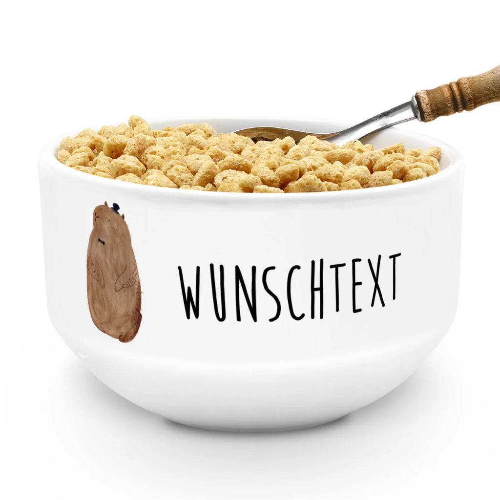 Personalizowana miska na musli Świstak Motywy zwierzęce, dobra energia, zabawne powiedzonka, zwierzęta