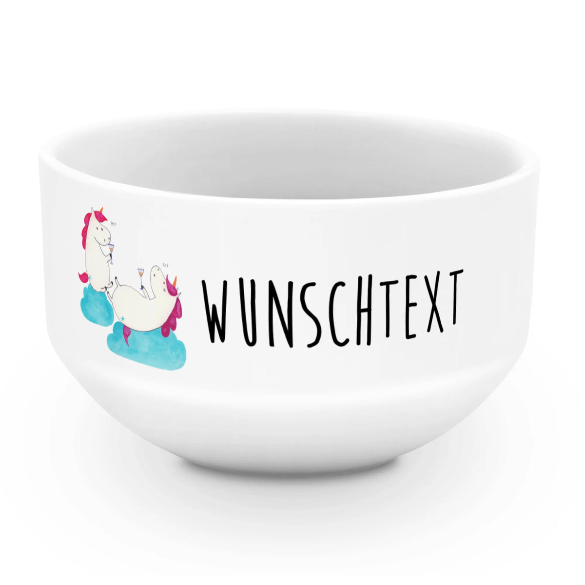 Personalized Muesli Bowl unicorn sparkling wine snack bowl, muesli bowl, personalized cereal bowl, bowl, fruit bowl, salad bowl, breakfast bowl, dessert bowl, ceramic bowl, soup bowl, porcelain bowl, unicorn, unicorns, Girlfriend, Unicorns, Unicorn, Girls' night, Cork, Best, Fun, Girlfriends, Champagne, BFF, Party, Toast