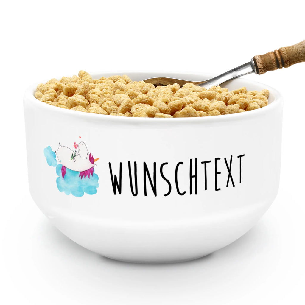 Personalized Muesli Bowl unicorn In love bowl, dessert bowl, porcelain bowl, snack bowl, fruit bowl, breakfast bowl, soup bowl, salad bowl, muesli bowl, personalized cereal bowl, ceramic bowl, unicorn, unicorns, Girlfriend present, girlfriend gift, cloud, Love Proof, Unicorns, Unicorn, Love