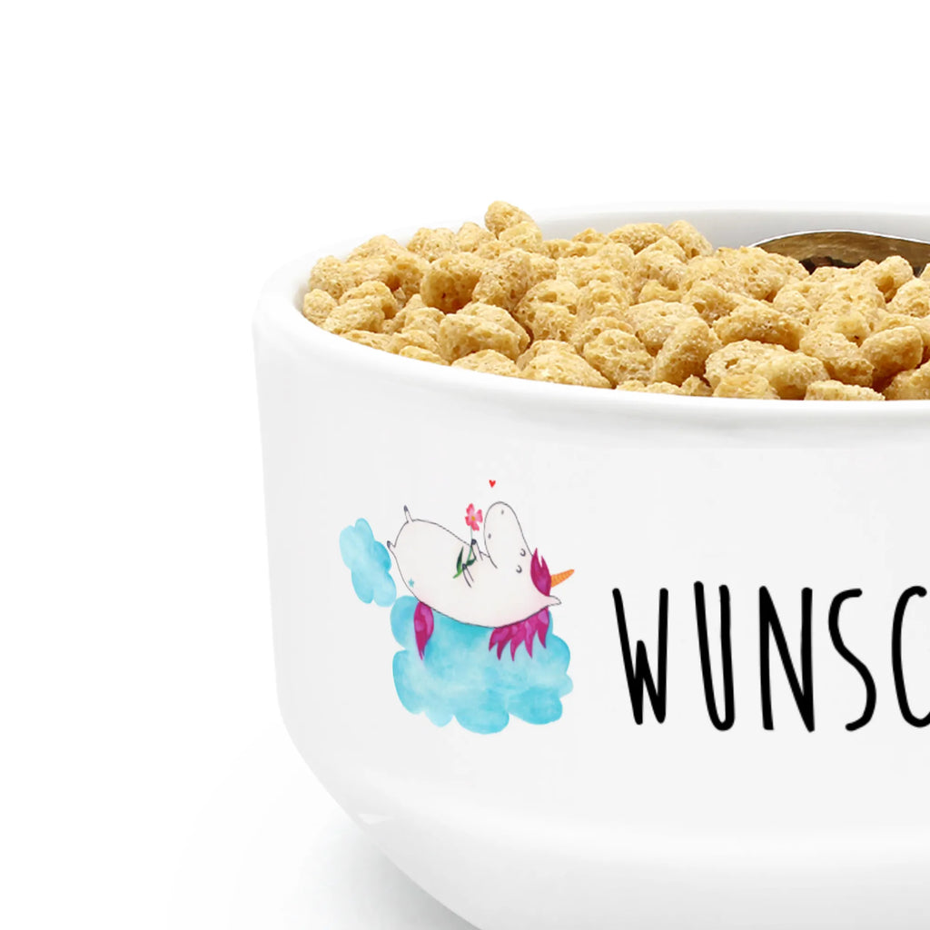 Personalized Muesli Bowl unicorn In love bowl, dessert bowl, porcelain bowl, snack bowl, fruit bowl, breakfast bowl, soup bowl, salad bowl, muesli bowl, personalized cereal bowl, ceramic bowl, unicorn, unicorns, Girlfriend present, girlfriend gift, cloud, Love Proof, Unicorns, Unicorn, Love