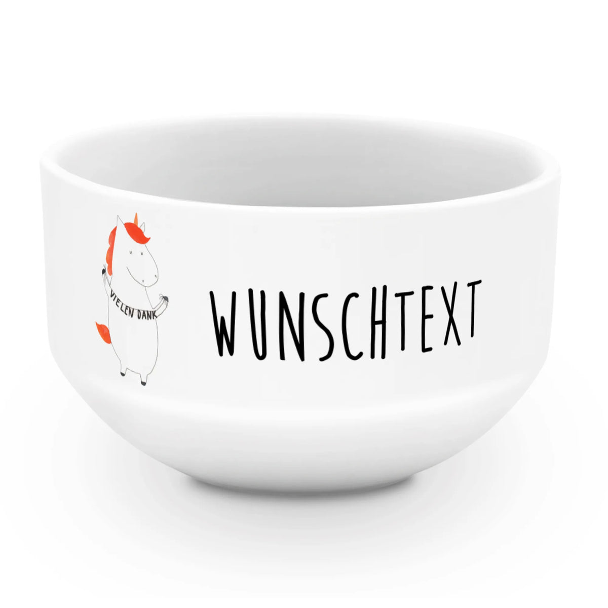 Personalizowana miska na musli Jednorożec Dziękuję Jednorożec, jednorożce, dekoracje jednorożca, jednorożec