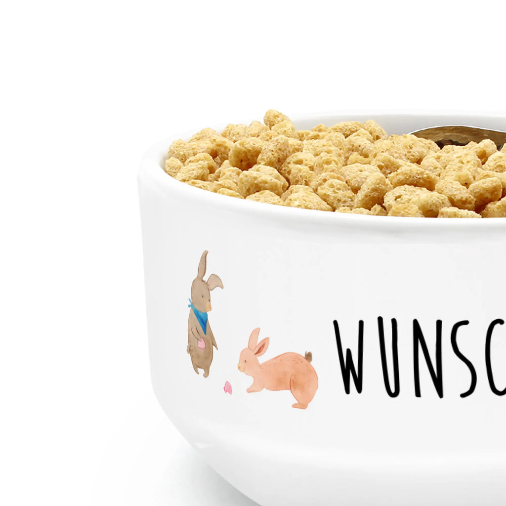 Personalized Muesli Bowl Bunnies with seashell salad bowl, muesli bowl, porcelain bowl, bowl, personalized cereal bowl, soup bowl, dessert bowl, ceramic bowl, snack bowl, fruit bowl, breakfast bowl, Family, Father's Day, Mother's Day, brother, sister, Mom, Dad, best friends, sea, rabbits, collecting shells, BFF, girlfriends, girlfriend, shells, best friend