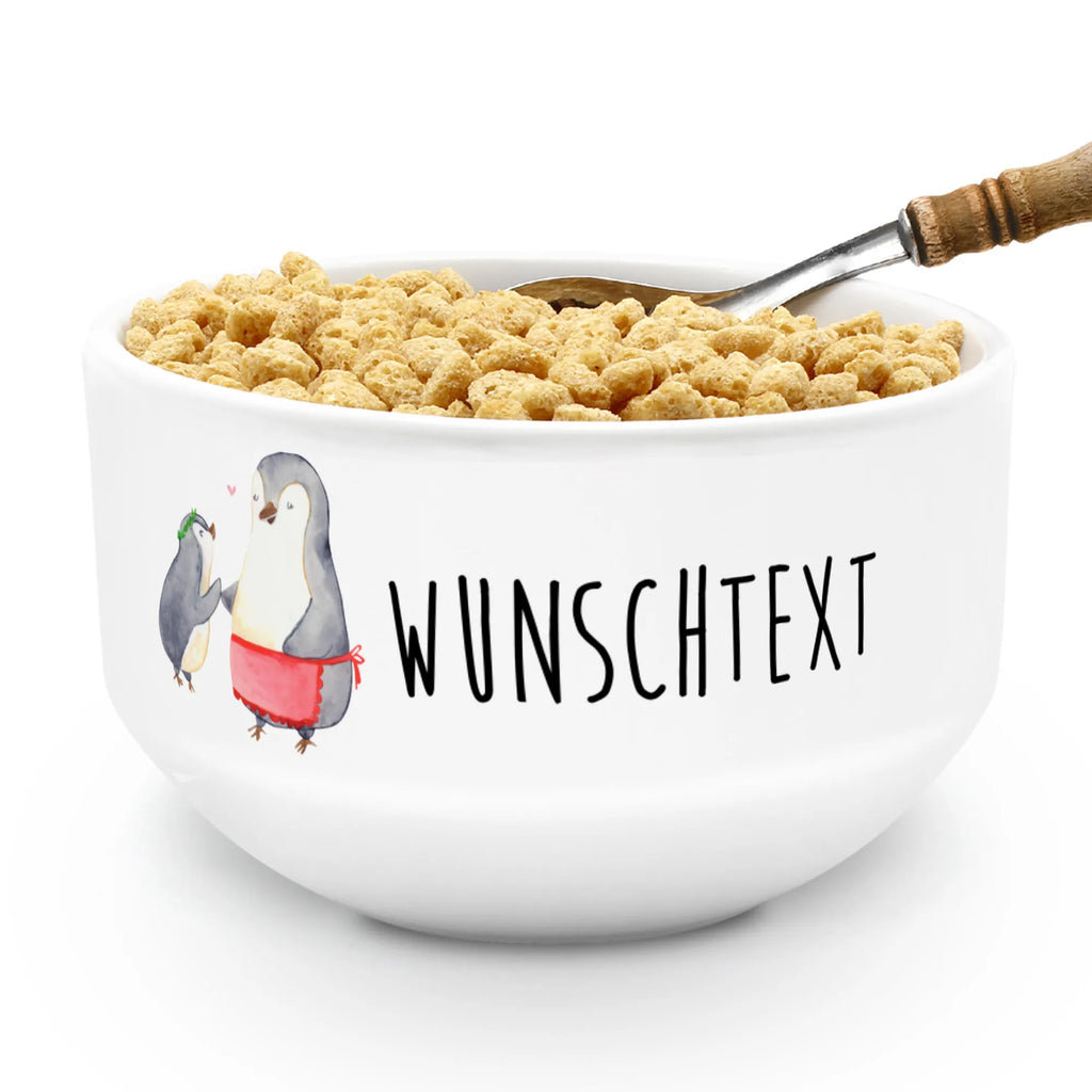 Personalized Muesli Bowl Penguin with child breakfast bowl, soup bowl, personalized cereal bowl, ceramic bowl, dessert bowl, porcelain bowl, salad bowl, snack bowl, muesli bowl, fruit bowl, bowl, Family, Father's Day, Mother's Day, brother, sister, Mom, Dad, Mummy, Mommy, Birthday, Gift, Mother