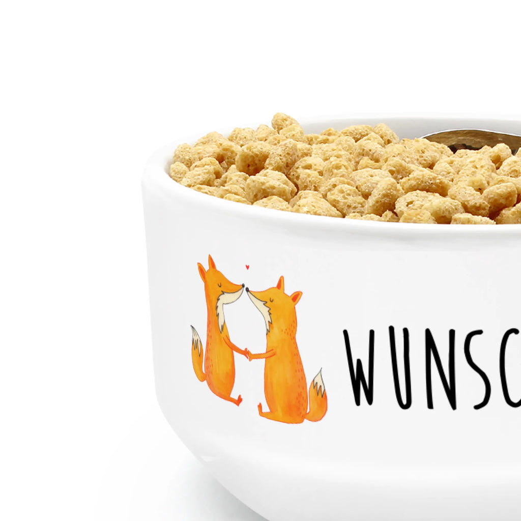 Personalizowana miska na musli lisy miłość Lis