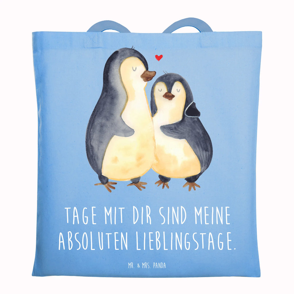 Tragetasche Pinguin umarmend shopping tasche, tote bag, Laptoptasche, Jutetasche, Strandtasche, Henkeltasche, Stofftasche, Einkaufstasche, Tasche, Einkaufsbeutel, Alltagstasche, Umhängetasche, Schultasche, Einkaufstüte, Jutebeutel, uni tasche, bedruckte tasche, büchertasche, Schultertasche, Badetasche, Statementbeutel, Tragetasche, Stoffbeutel, Beutel, Baumwolltasche, Beuteltasche, unitasche, baumwollbeutel, Shopper, Tüte, Leinentasche, Pinguin, Liebesbeweis, Verlobung, Liebe, Liebesgeschenk, Hochzeitstag, Jahrestag, Hochzeitsgeschenk, Liebespaar, Hochzeit