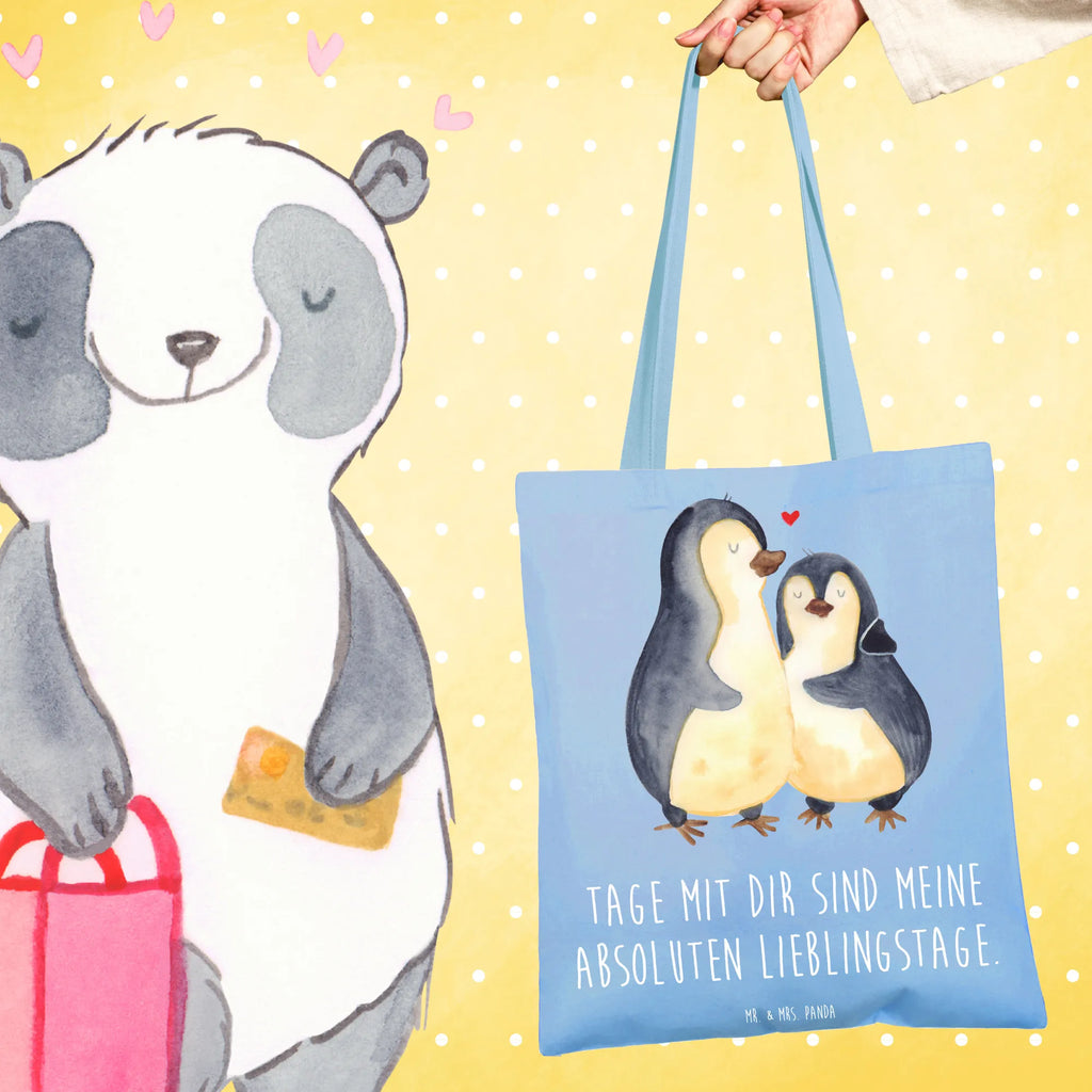 Tragetasche Pinguin umarmend shopping tasche, tote bag, Laptoptasche, Jutetasche, Strandtasche, Henkeltasche, Stofftasche, Einkaufstasche, Tasche, Einkaufsbeutel, Alltagstasche, Umhängetasche, Schultasche, Einkaufstüte, Jutebeutel, uni tasche, bedruckte tasche, büchertasche, Schultertasche, Badetasche, Statementbeutel, Tragetasche, Stoffbeutel, Beutel, Baumwolltasche, Beuteltasche, unitasche, baumwollbeutel, Shopper, Tüte, Leinentasche, Pinguin, Liebesbeweis, Verlobung, Liebe, Liebesgeschenk, Hochzeitstag, Jahrestag, Hochzeitsgeschenk, Liebespaar, Hochzeit