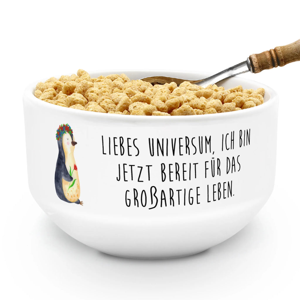 miska na musli pingwin kwiaty Pinguin
