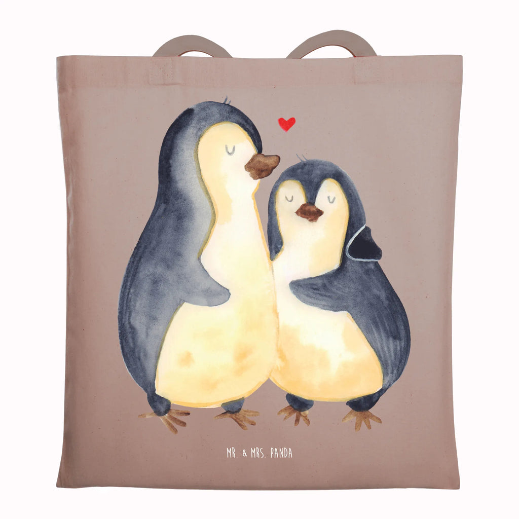Tragetasche Pinguin umarmend shopping tasche, tote bag, Laptoptasche, Jutetasche, Strandtasche, Henkeltasche, Stofftasche, Einkaufstasche, Tasche, Einkaufsbeutel, Alltagstasche, Umhängetasche, Schultasche, Einkaufstüte, Jutebeutel, uni tasche, bedruckte tasche, büchertasche, Schultertasche, Badetasche, Statementbeutel, Tragetasche, Stoffbeutel, Beutel, Baumwolltasche, Beuteltasche, unitasche, baumwollbeutel, Shopper, Tüte, Leinentasche, Pinguin, Liebesbeweis, Verlobung, Liebe, Liebesgeschenk, Hochzeitstag, Jahrestag, Hochzeitsgeschenk, Liebespaar, Hochzeit