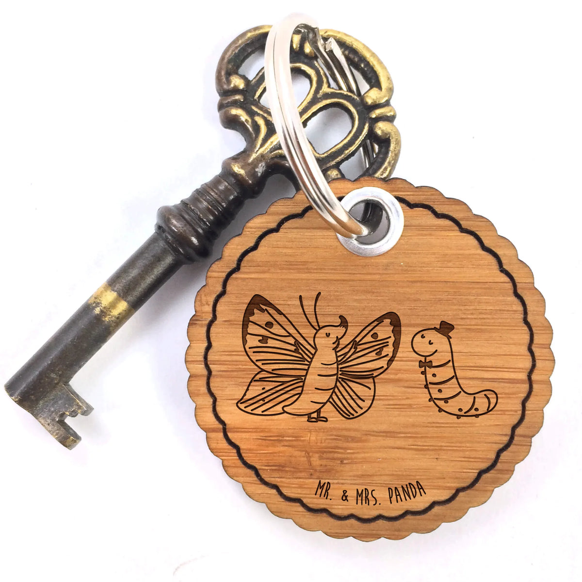 Rundwelle Schlüsselanhänger Raupe Schmetterling Taschenanhänger, anhänger für schlüssel, Schlüsselanhänger, Holz Schlüsselanhänger, Holzanhänger, Taschenbaumler, Schlüsselanhänger Holz, anhänger holz, Anhänger, anhänger schlüssel, Tiere, Tiermotive, Gute Laune, Lustige Sprüche, Erwachsen Werden, Zitronenfalter, Hütchen, Hut, Aufwachsen, Schmetterling, Raupe, Entwicklung, Kokon, Schönheit