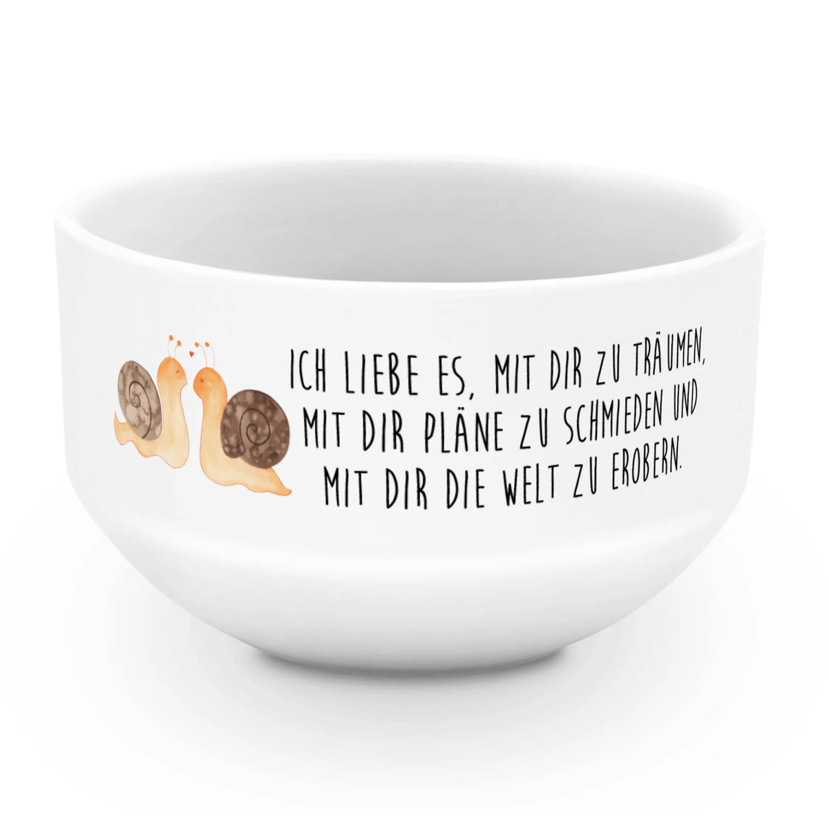 Muesli Bowl Snails in love bowl, breakfast bowl, salad bowl, snack bowl, dessert bowl, soup bowl, cereal dish, cereal bowl, fruit bowl, porcelain bowl, ceramic bowl, Love, Loving, Two, Together, Marriage, Engagement, Proposal of marriage, Love gift, gift for her, gift for him, anniversary gift
